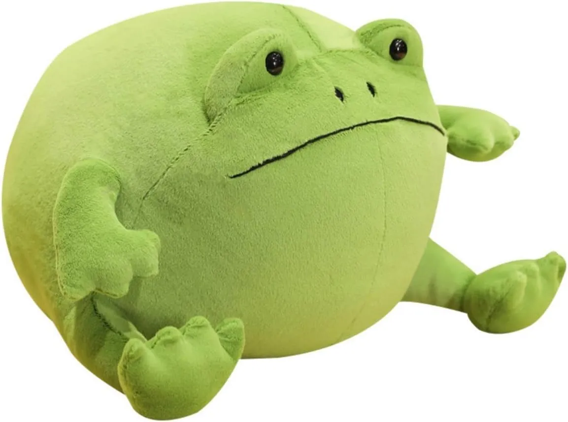 Frog Plush Toy Magic Emotive Frog Stuffed Animal Meme Doll,17.7 Inch Crystal Ultra Soft, Cute Home Gift, Interactive Toy for Children's Day