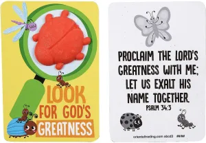 Fun Express 1 1/4" Bulk 48 Pieces Zoom in VBS Watch it Grow Water Toys with Card, Vacation Bible School Supplies