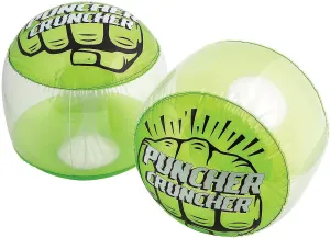 Fun Express Inflatable Puncher Cruncher Hand Boppers – Fun Party Favors Kids Vibrant Colors – Summer Events Backyard Games Playtime – Vinyl Material Inflated Size 10 3/4" x 9 1/2" x 10 3/4" – 6 Pieces