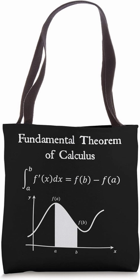 Fundamental Theorem of Calculus Math Teacher Nerdy Gift Tote Bag
