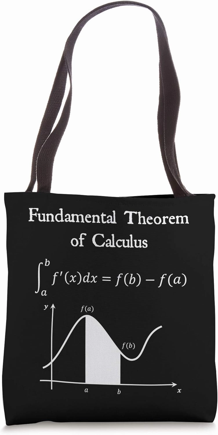 Fundamental Theorem of Calculus Math Teacher Nerdy Gift Tote Bag