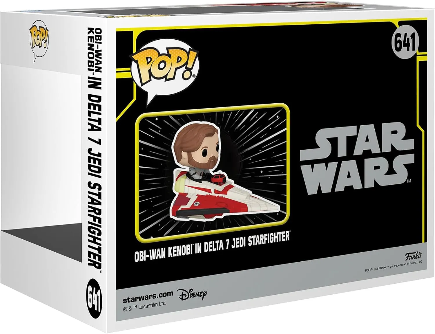 Funko POP! Rides: Star Wars - OBI-Wan Kenobi in Delta 7 - Collectable Vinyl Figure - Gift Idea - Official Merchandise - for Kids & Adults - Movies Fans