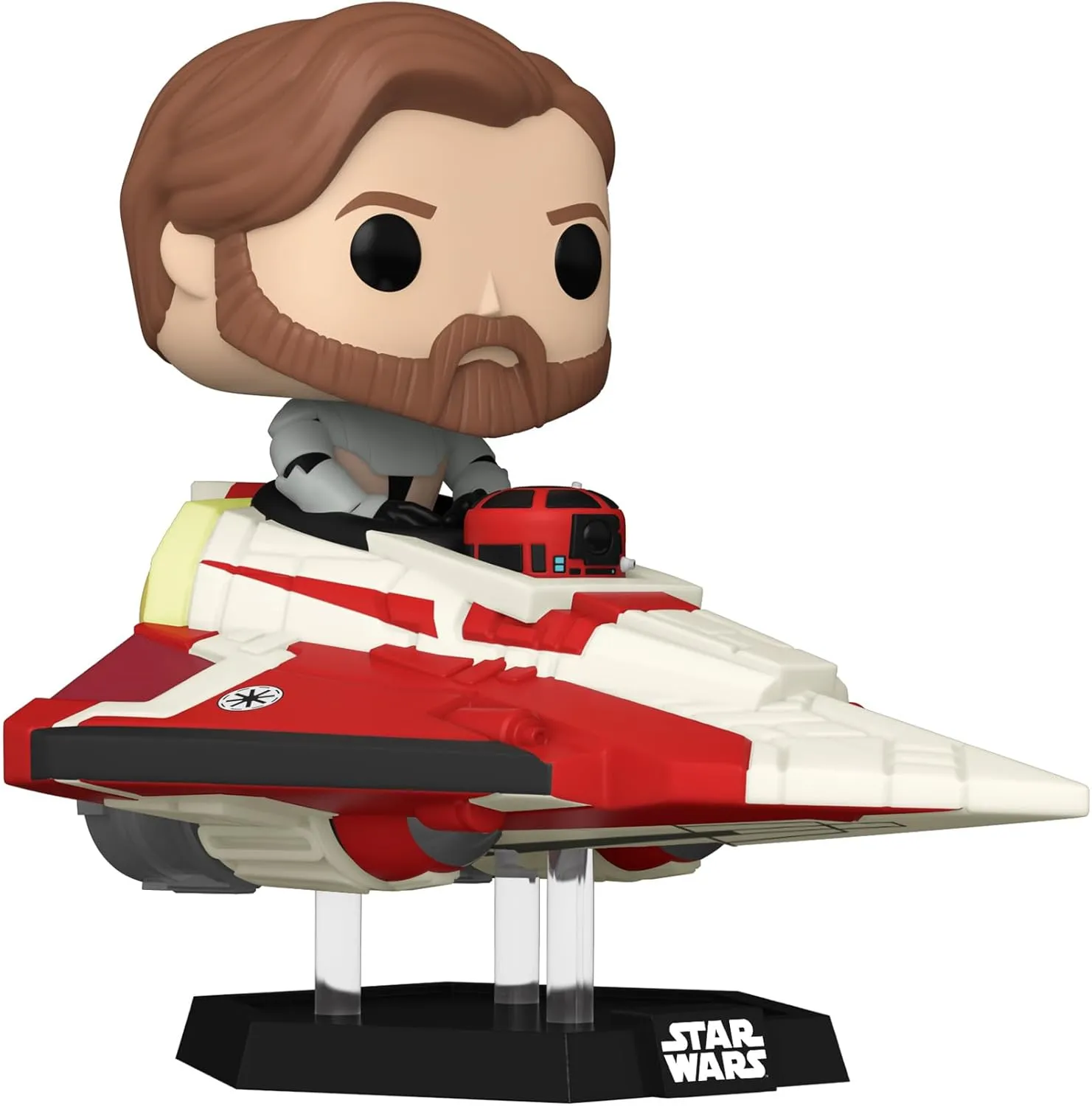 Funko POP! Rides: Star Wars - OBI-Wan Kenobi in Delta 7 - Collectable Vinyl Figure - Gift Idea - Official Merchandise - for Kids & Adults - Movies Fans