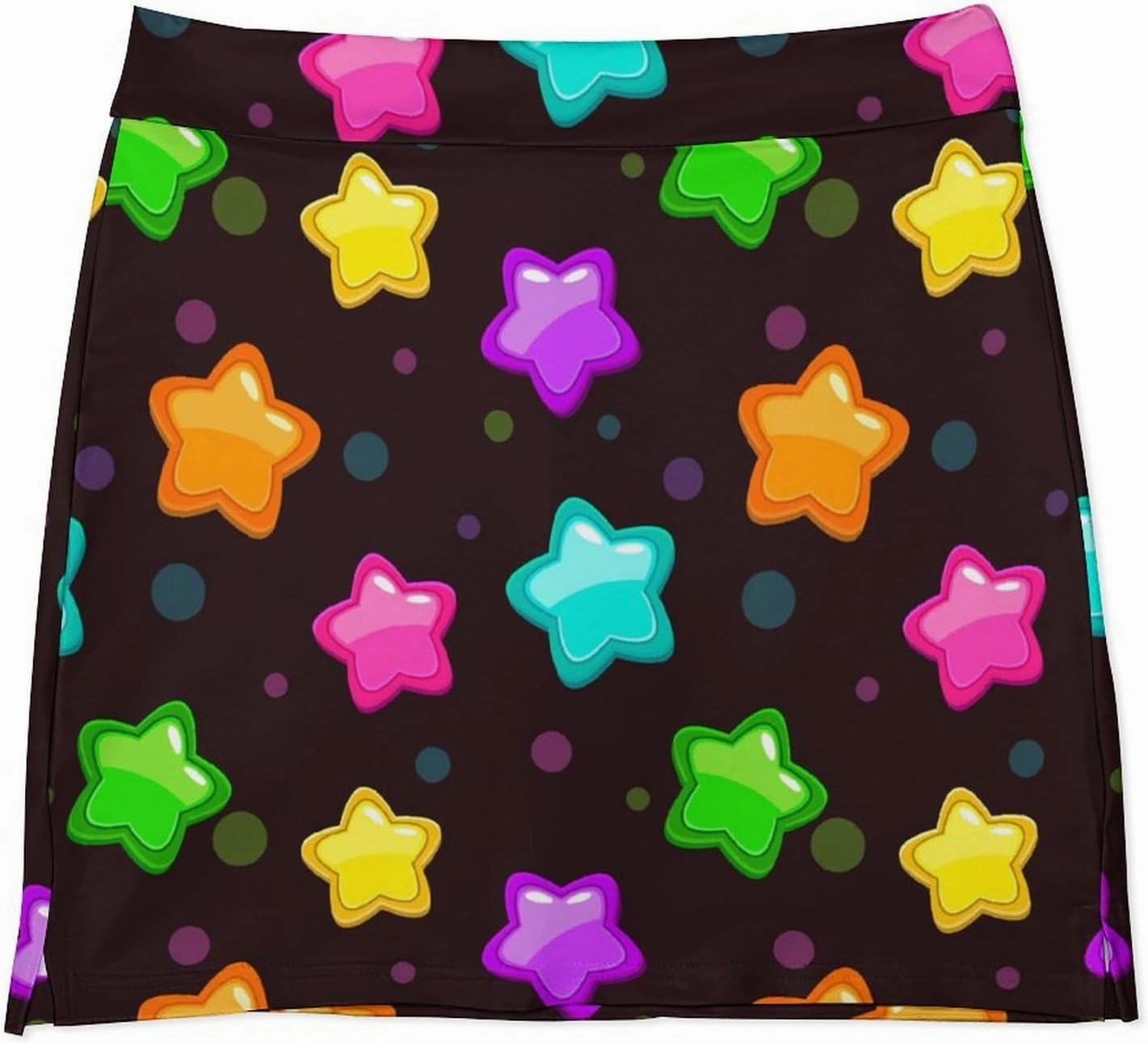 Funny Question Mark Pink Women's Golf Skirts with Inner Shorts Pockets High Waisted Athletic Skorts for Tennis Running