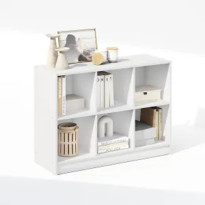 Furinno Basic 3x2 Cube Organizer Shelf Storage, Bookcase, White