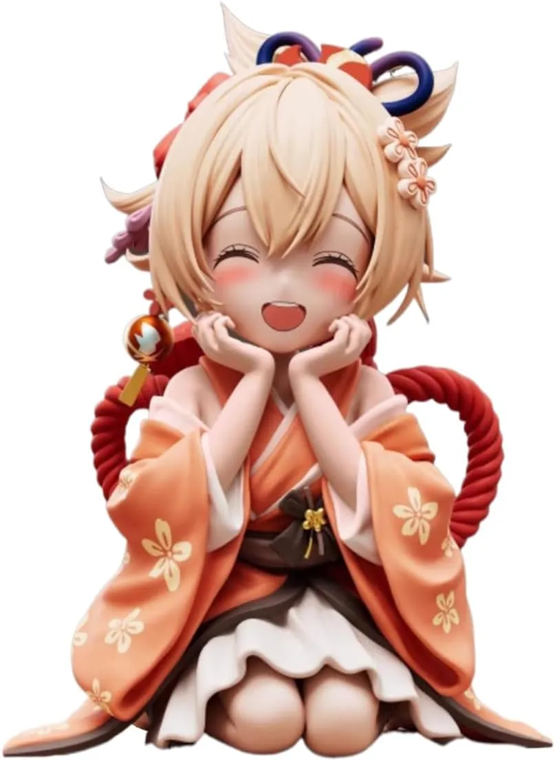 G-I Yoimiya Mini Figure PVC Anime Game Character Desktop Ornaments Gift