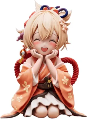 G-I Yoimiya Mini Figure PVC Anime Game Character Desktop Ornaments Gift