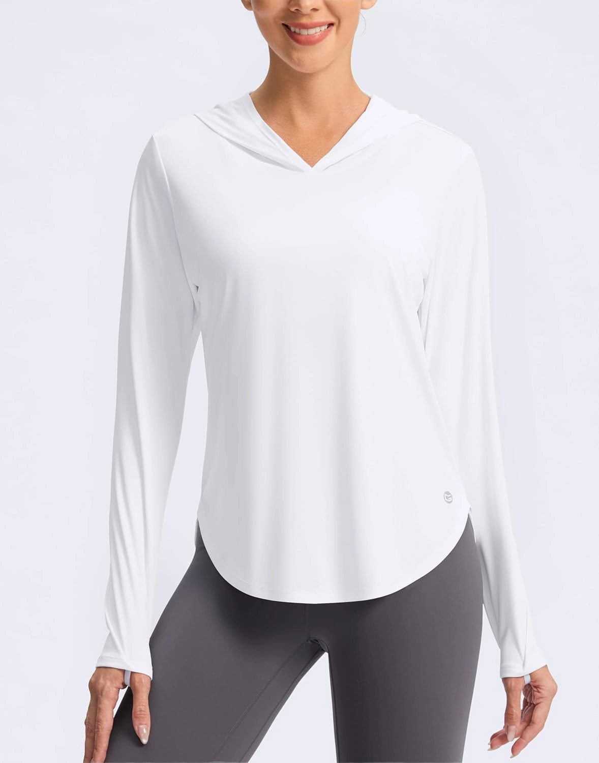 G Gradual Women's UPF 50  Sun Shirt with Hoodie Long Sleeve UV Protection Shirts Lightweight Hiking Fishing Shirts for Women