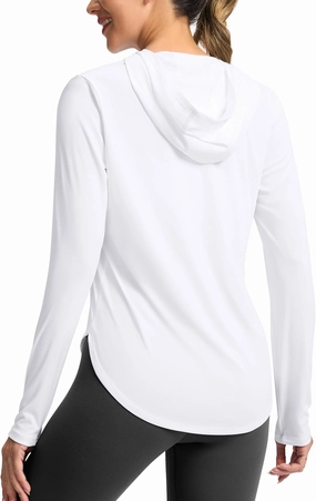 G Gradual Women's UPF 50  Sun Shirt with Hoodie Long Sleeve UV Protection Shirts Lightweight Hiking Fishing Shirts for Women
