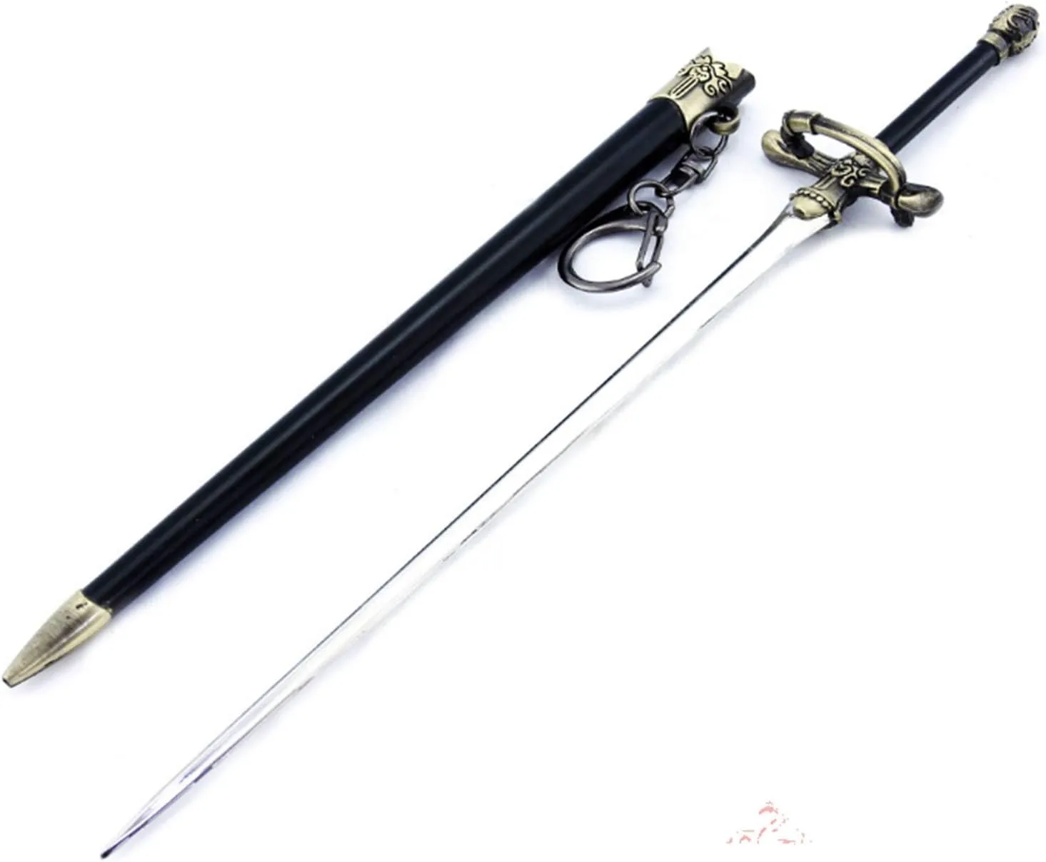 Game of Throne 1/6 Arya Stark Needle Sword 1/6 21cm /8.27 " Metal Weapon Model Desk Shelf Decoration Art Figure Arts Toys Collection Keychain Gift Party Supplies