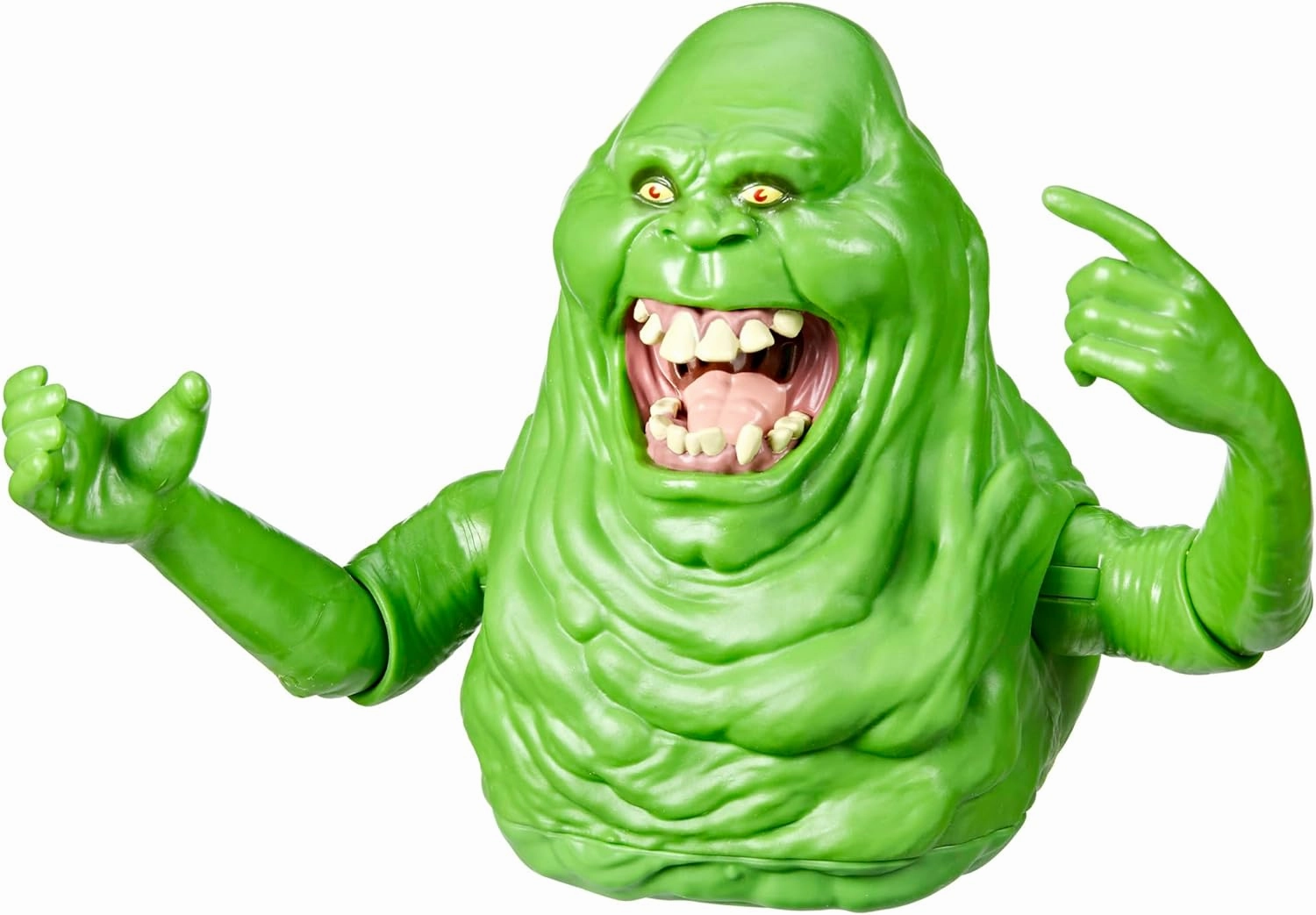 Ghostbusters Squash & Squeeze Slimer Animatronic Toy, 40  Sound Effects, Interactive 7-Inch Green Ghost, Toys for Ages 4 