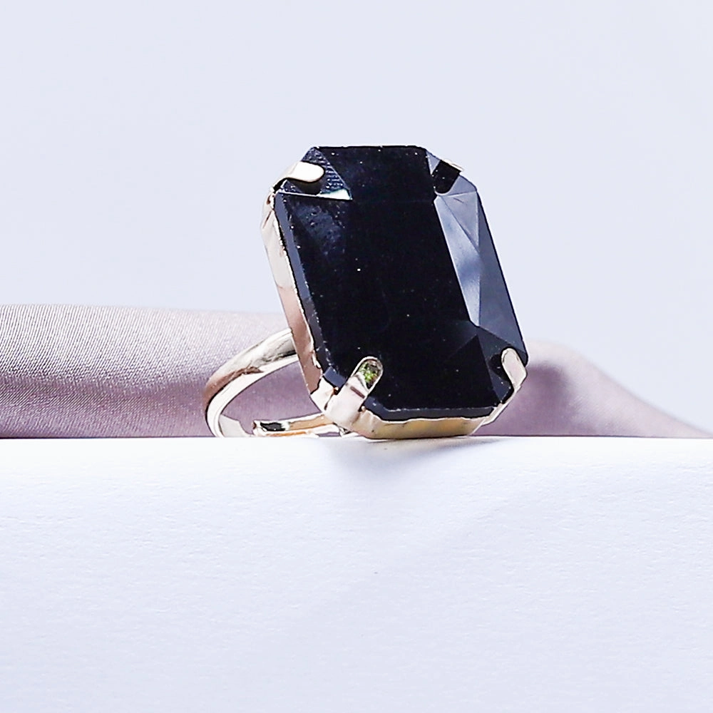 Glass Stretchable Ring (90103)  - Fluffy
