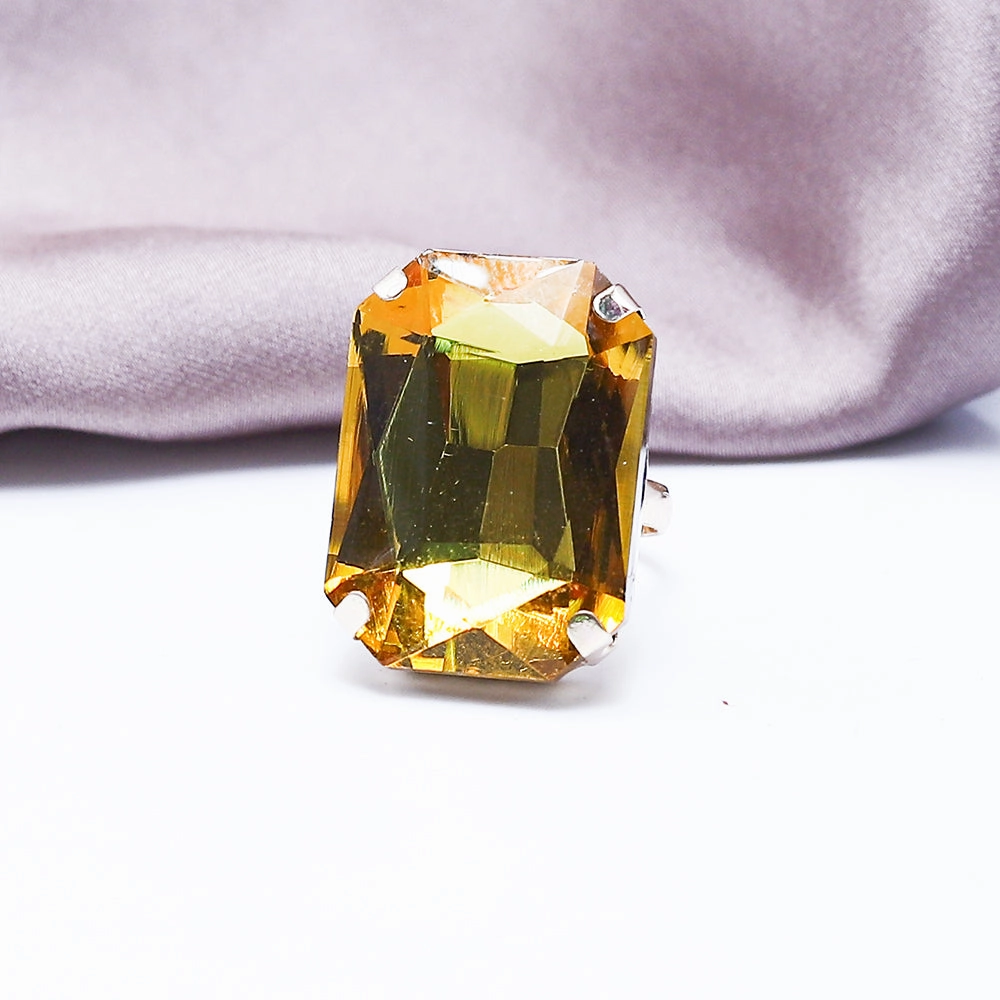 Glass Stretchable Ring (90103)  - Fluffy