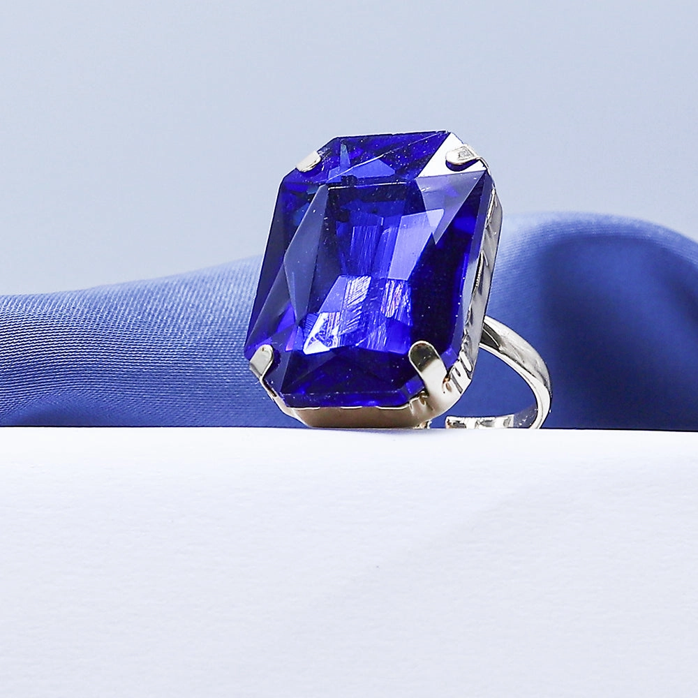 Glass Stretchable Ring (90103)  - Fluffy