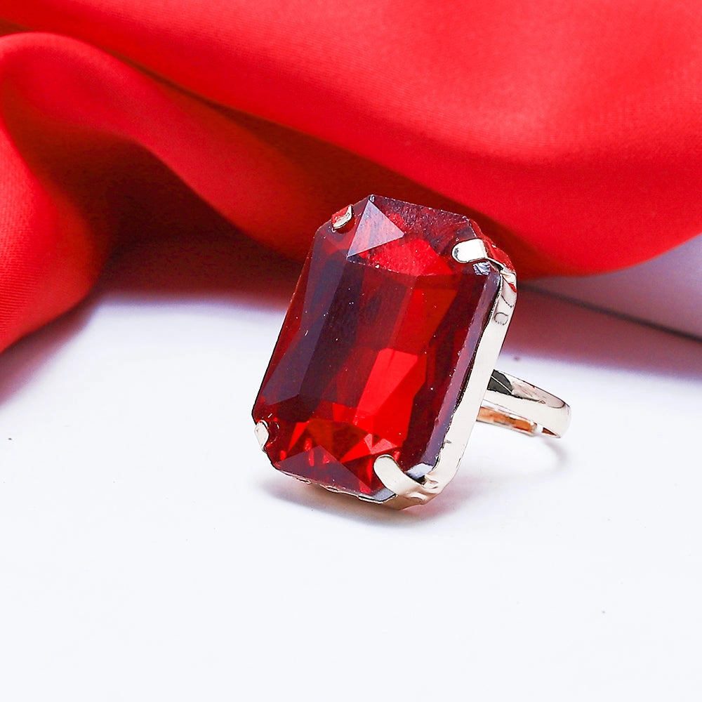Glass Stretchable Ring (90103)  - Fluffy