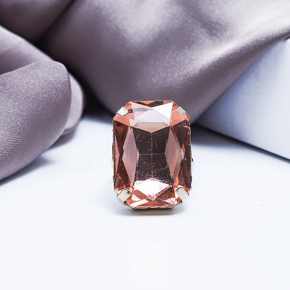 Glass Stretchable Ring (90103)  - Fluffy