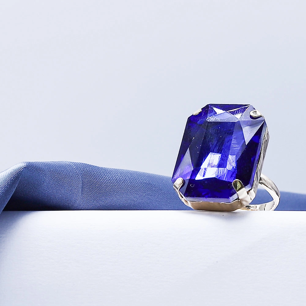 Glass Stretchable Ring (90103)  - Fluffy