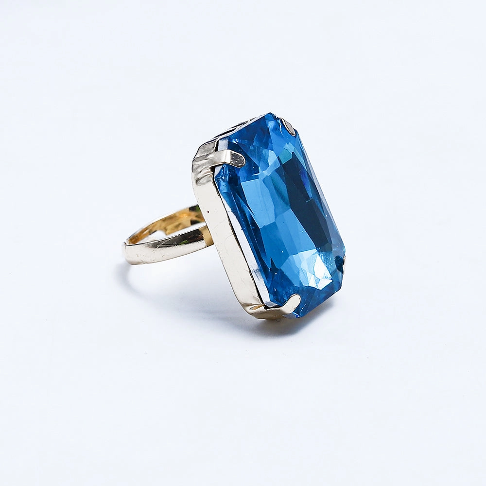 Glass Stretchable Ring (90103)  - Fluffy
