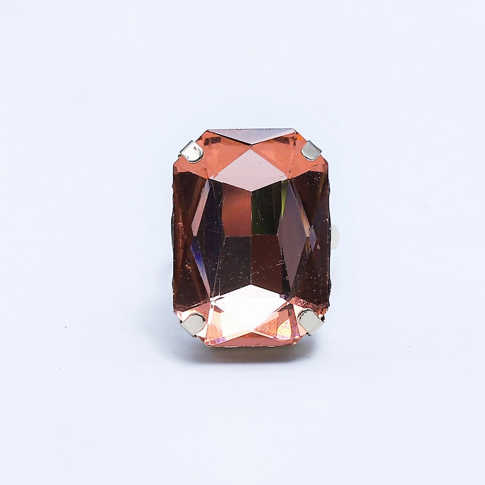 Glass Stretchable Ring (90103)  - Fluffy