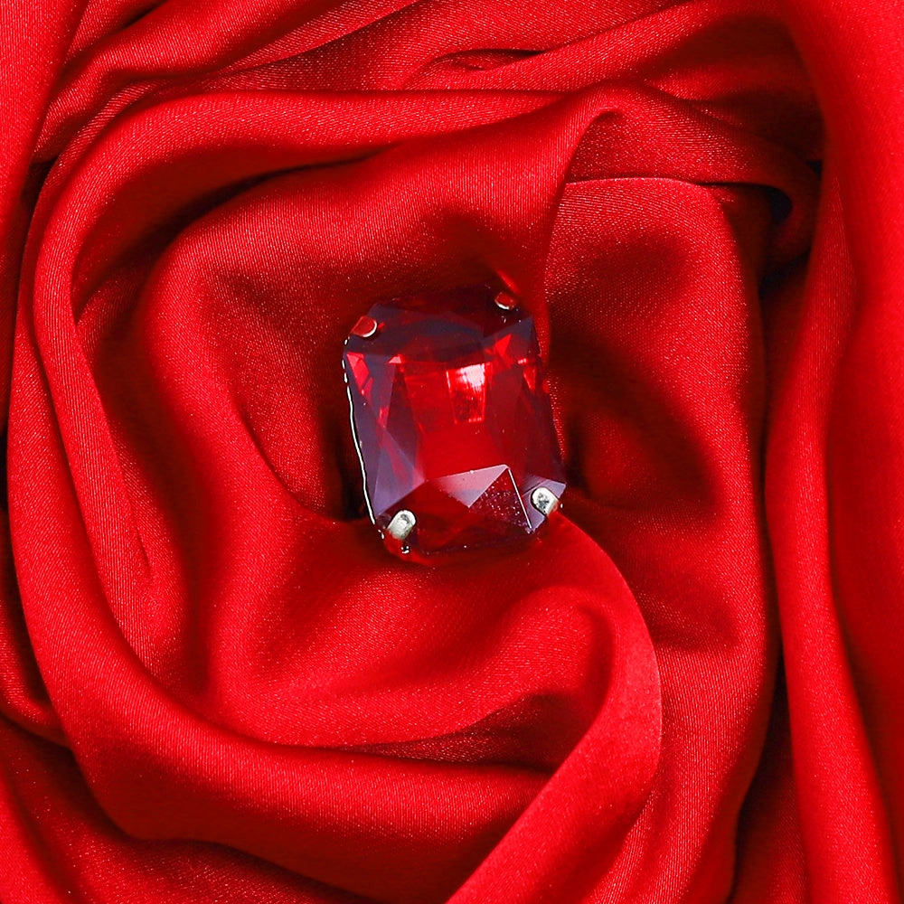 Glass Stretchable Ring (90103)  - Fluffy