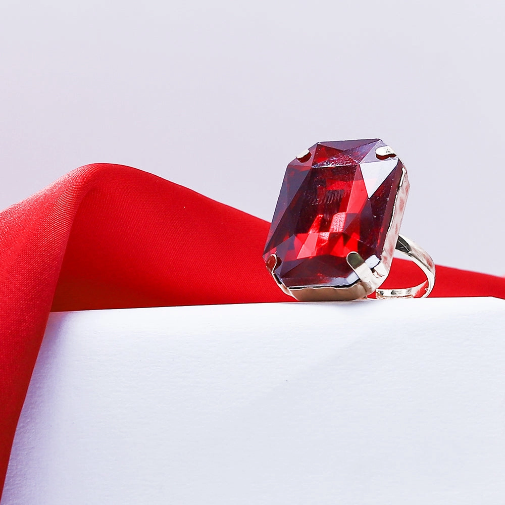 Glass Stretchable Ring (90103)  - Fluffy