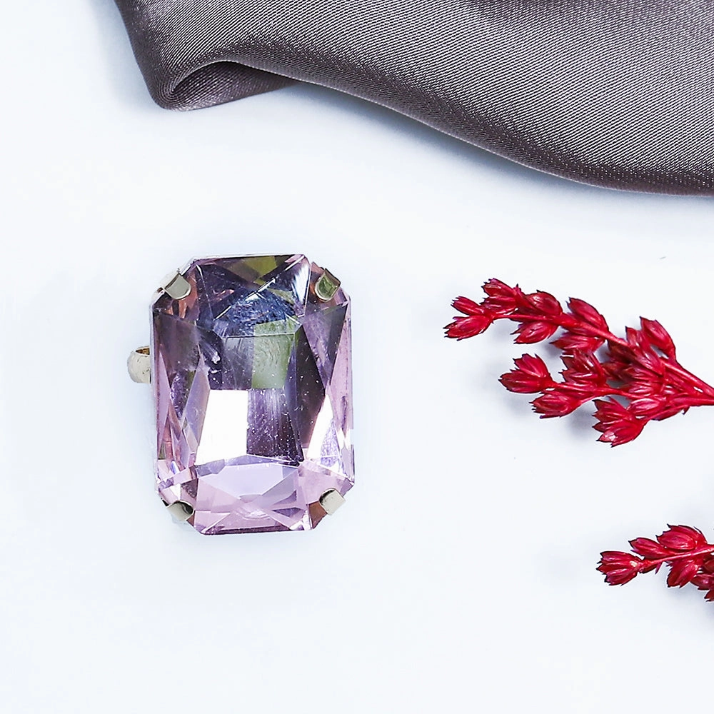 Glass Stretchable Ring (90103)  - Fluffy