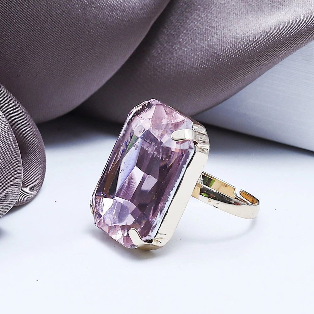Glass Stretchable Ring (90103)  - Fluffy