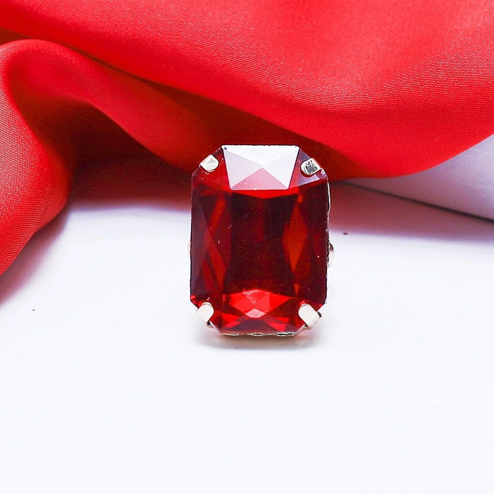 Glass Stretchable Ring (90103)  - Fluffy