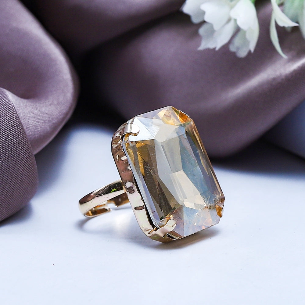Glass Stretchable Ring (90103)  - Fluffy