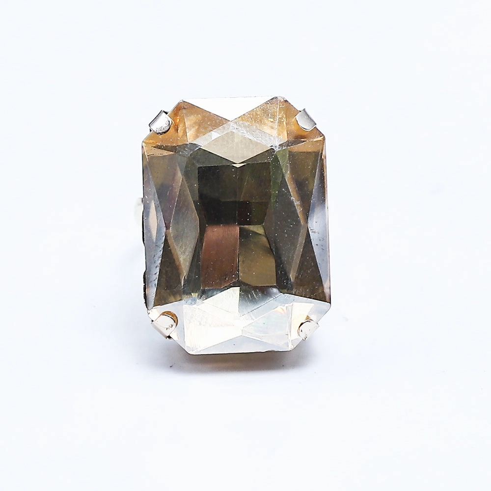Glass Stretchable Ring (90103)  - Fluffy