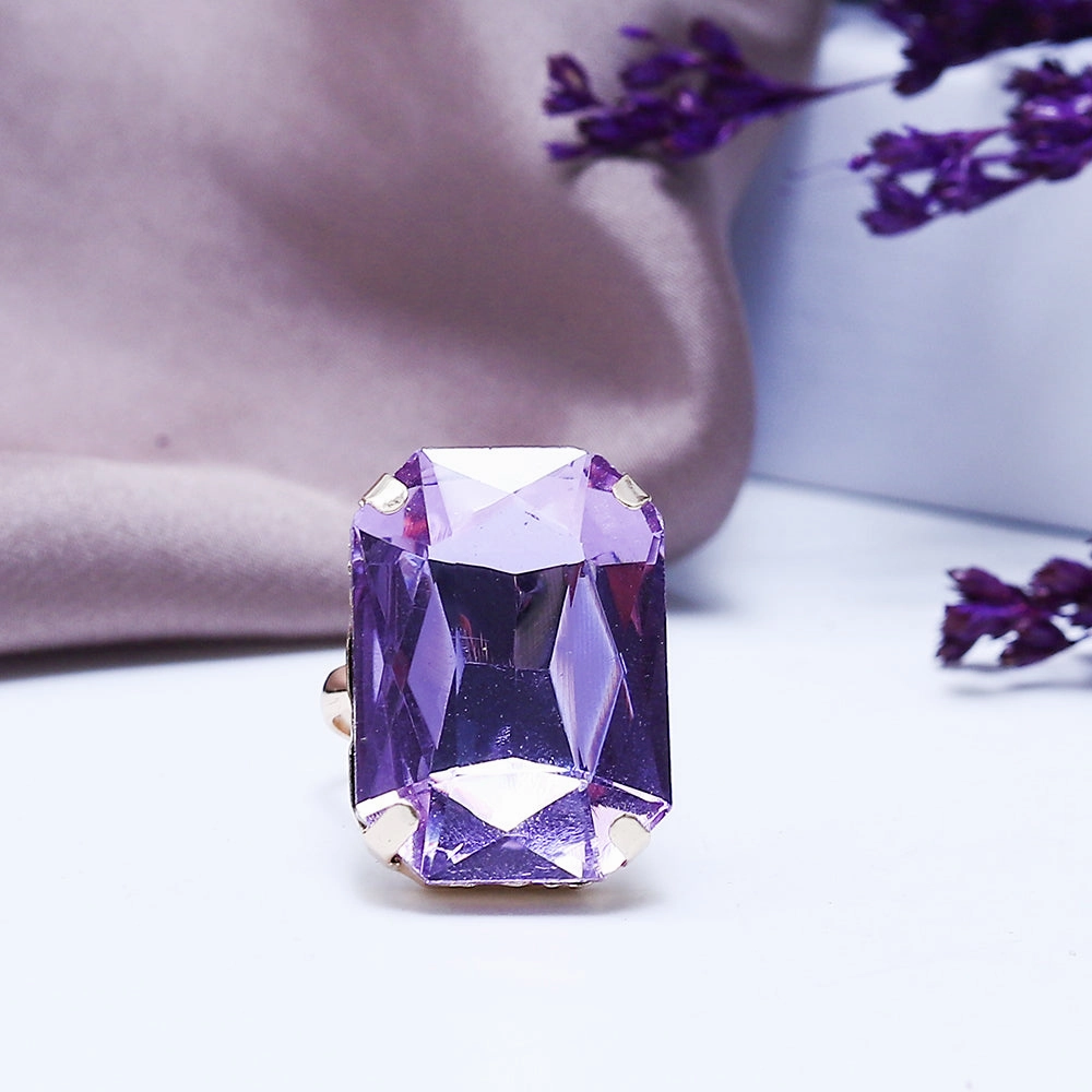 Glass Stretchable Ring (90103)  - Fluffy