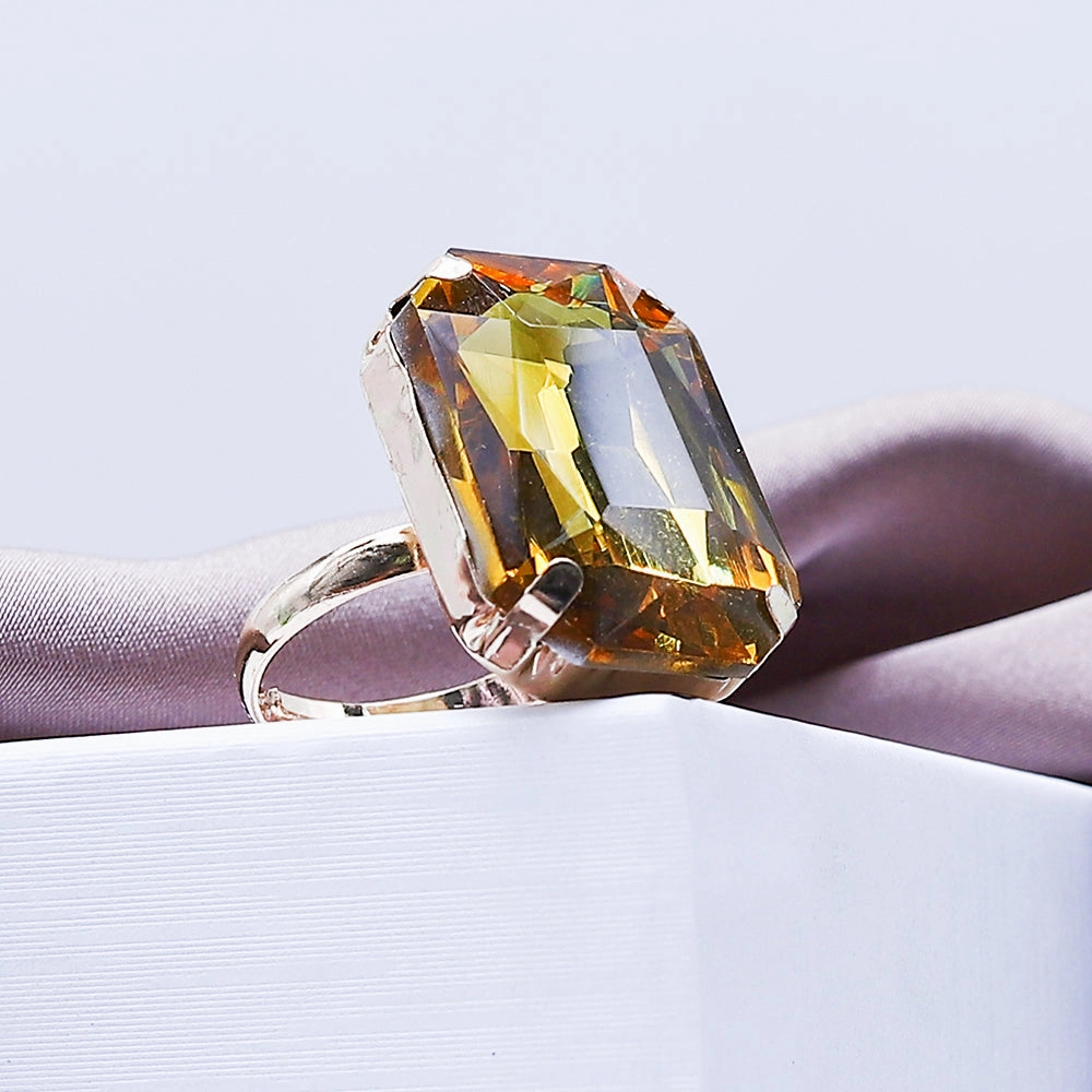Glass Stretchable Ring (90103)  - Fluffy