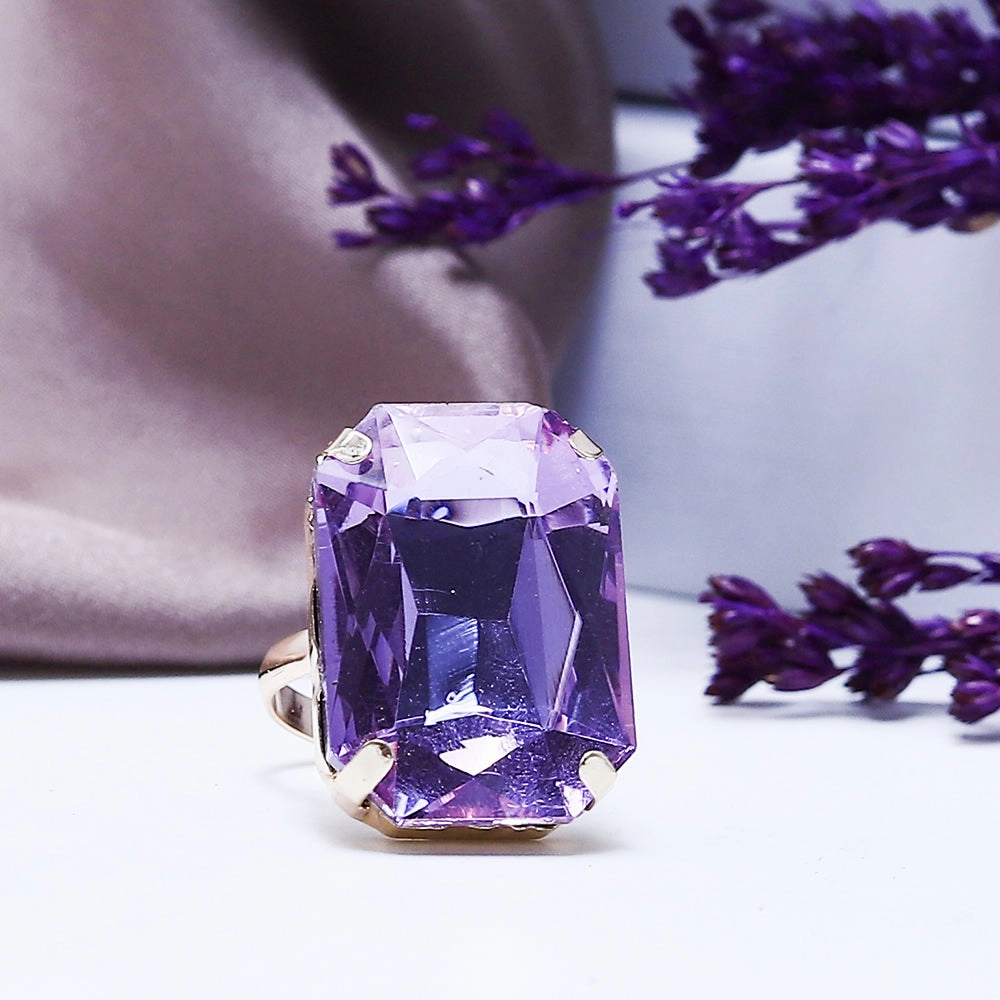 Glass Stretchable Ring (90103)  - Fluffy