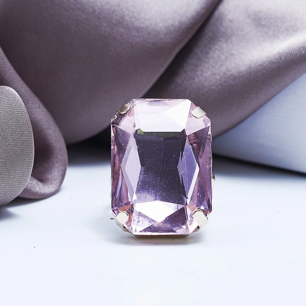 Glass Stretchable Ring (90103)  - Fluffy