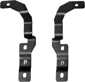 Go Rhino XE Hood Hinge Cube Light Mount | Mild Steel, Textured Black | 732255T | Fits 2015-2022 Chevrolet Colorado