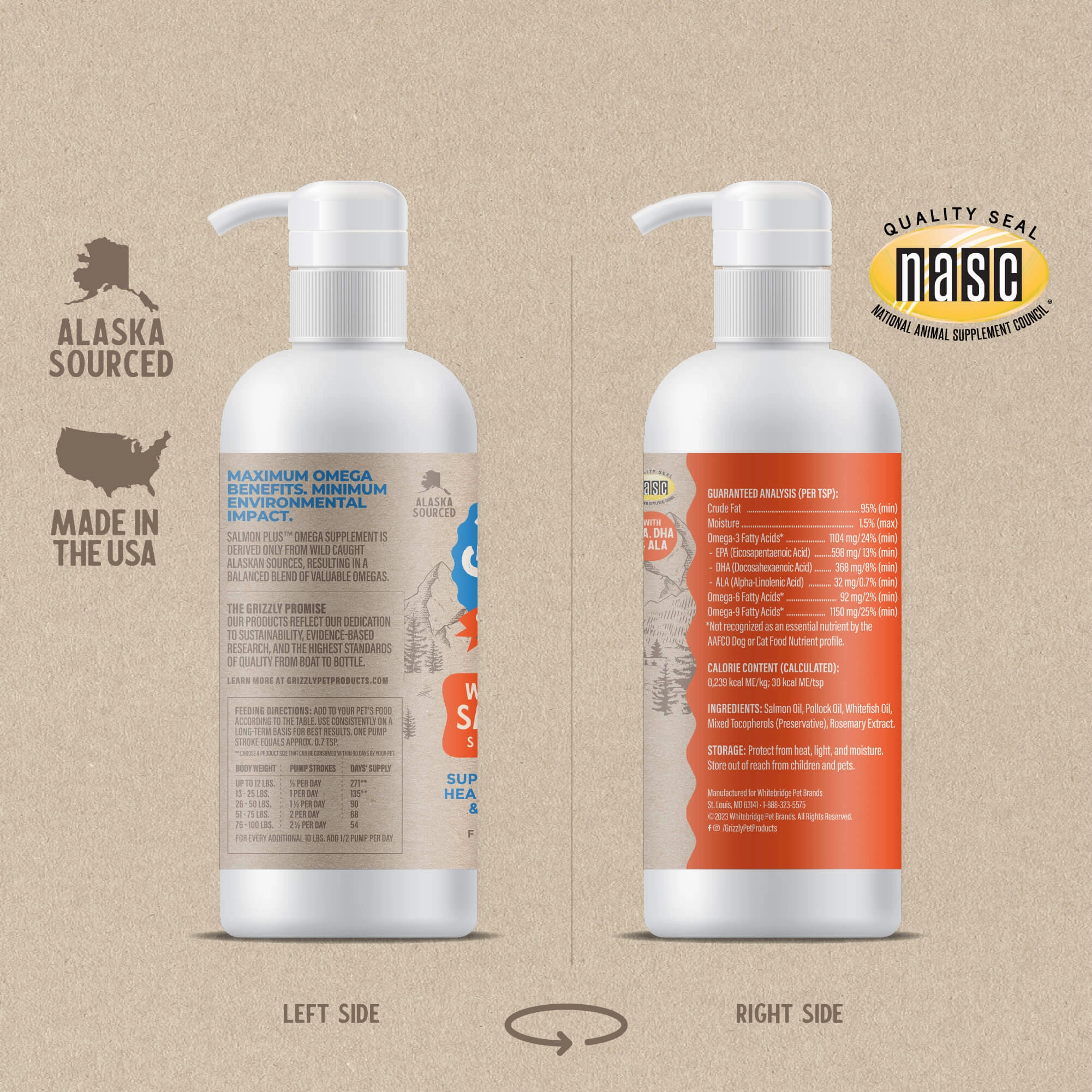 Grizzly Salmon Oil Plus (8oz)