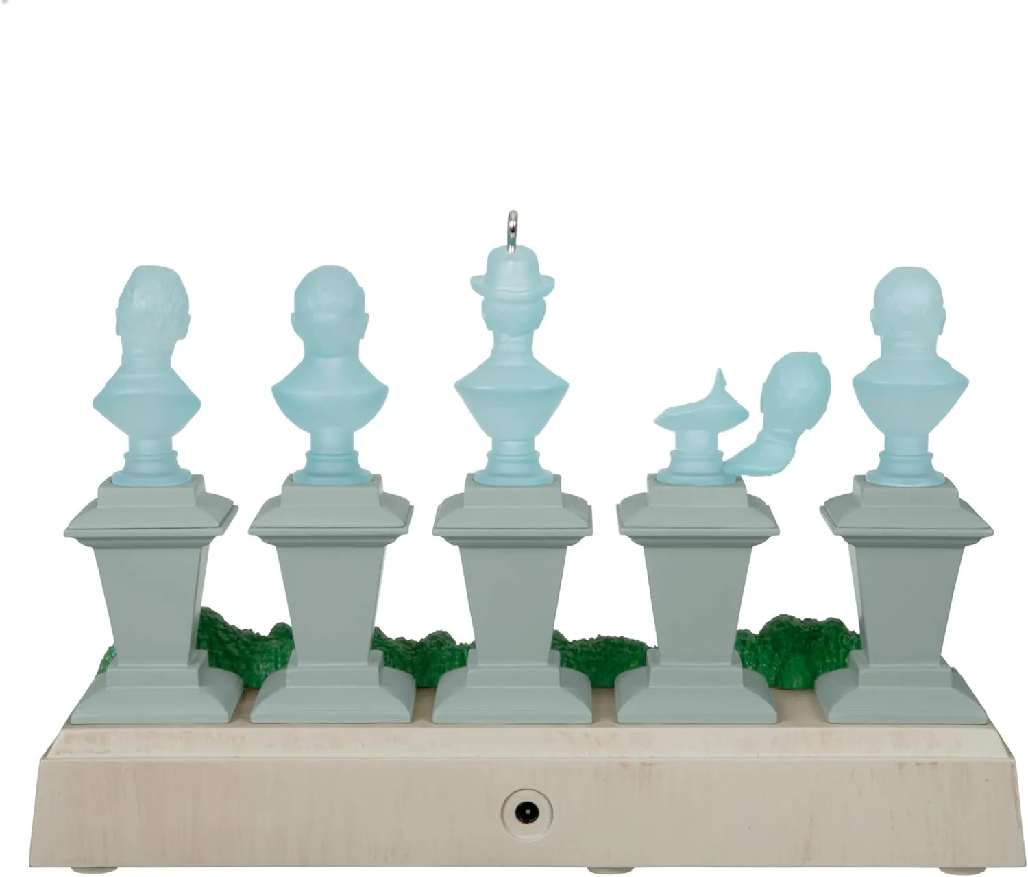 Hallmark Keepsake Christmas Ornament, Disney The Haunted Mansion Collection The Singing Busts With Light and Sound, Gifts for Disney Fans