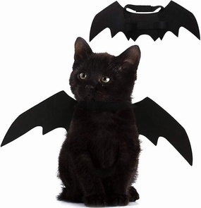 Halloween Pet Bat Wings Cat Dog Bat Costume Pet Costume Halloween Accessory For