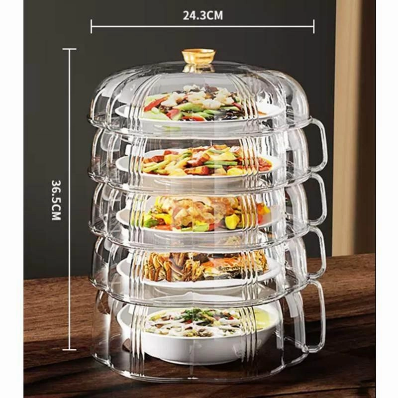 Heat Protector Food Cover - Stackable Kitchen Shield