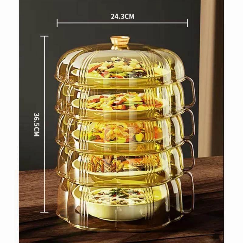 Heat Protector Food Cover - Stackable Kitchen Shield