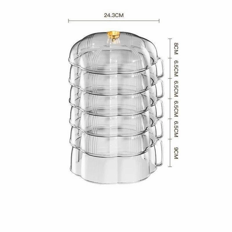 Heat Protector Food Cover - Stackable Kitchen Shield