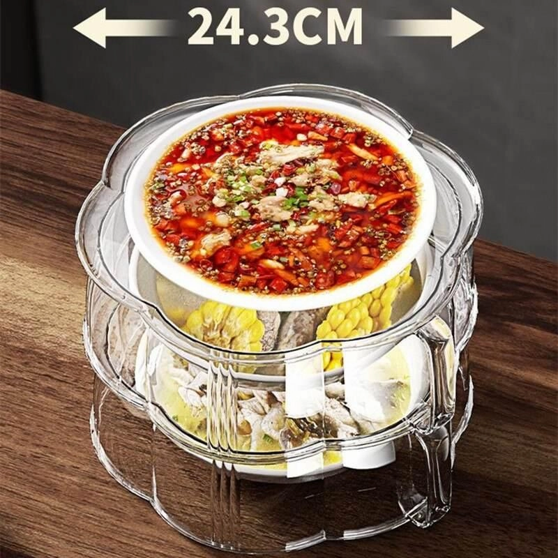 Heat Protector Food Cover - Stackable Kitchen Shield