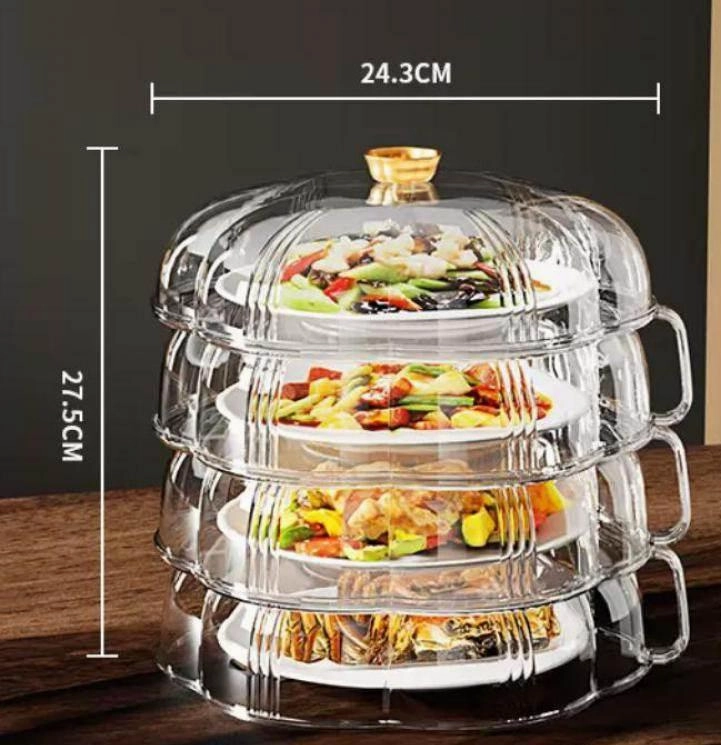 Heat Protector Food Cover - Stackable Kitchen Shield