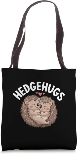 Hedgehugs Hedgehog Porcupine Animal Lover Women Boys Girls Tote Bag