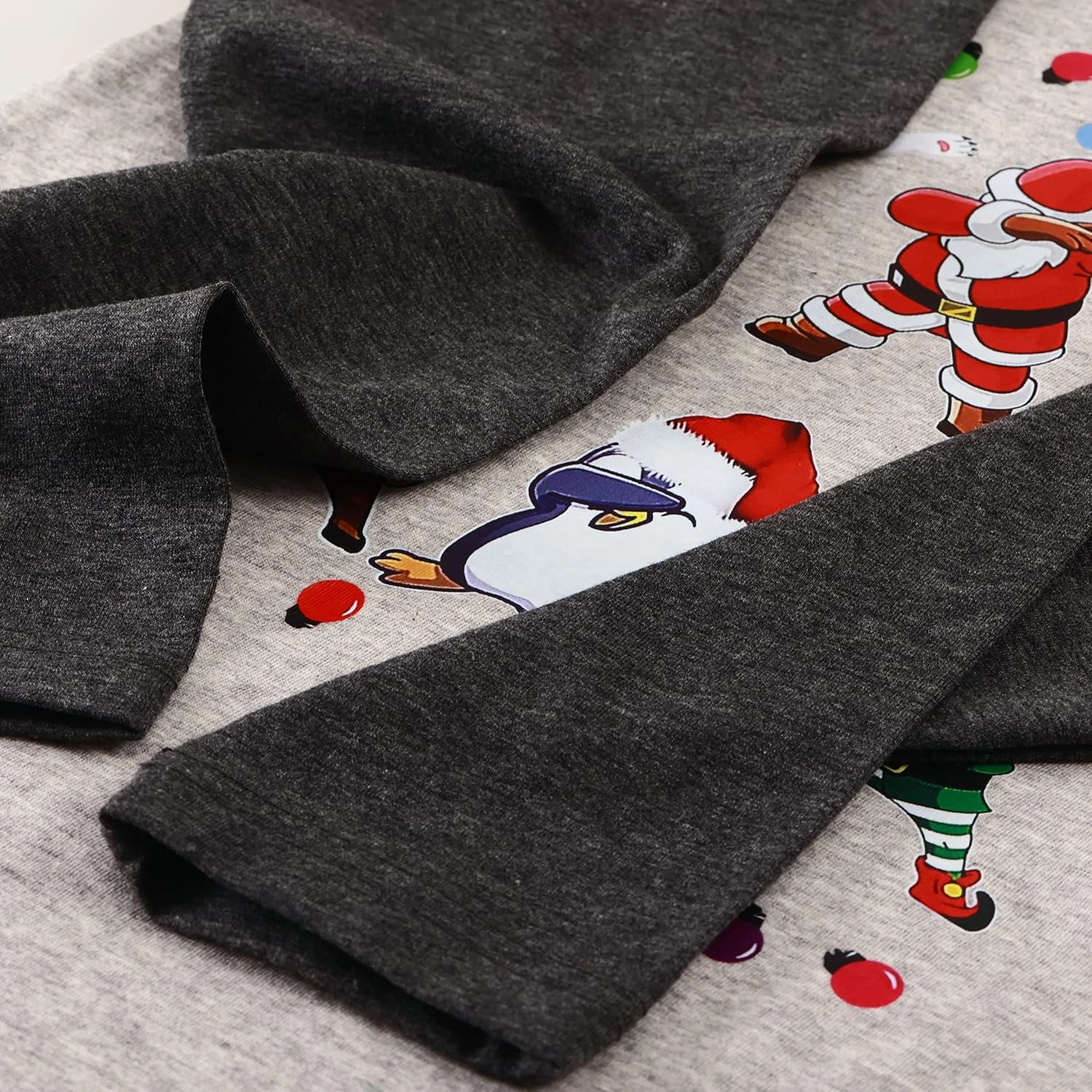 HH Family Christmas Shirts for Kids Boys Girls Santa Tree Reindeer Tee Tshirt