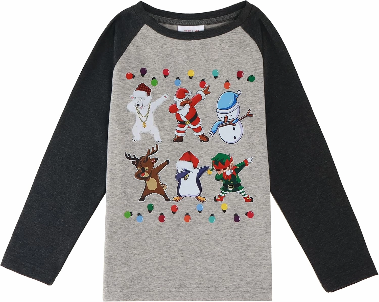 HH Family Christmas Shirts for Kids Boys Girls Santa Tree Reindeer Tee Tshirt