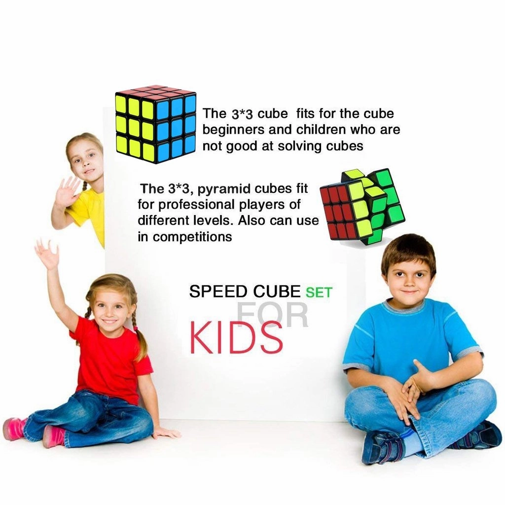 High Speed Multicolor Cube (Pack of 12)