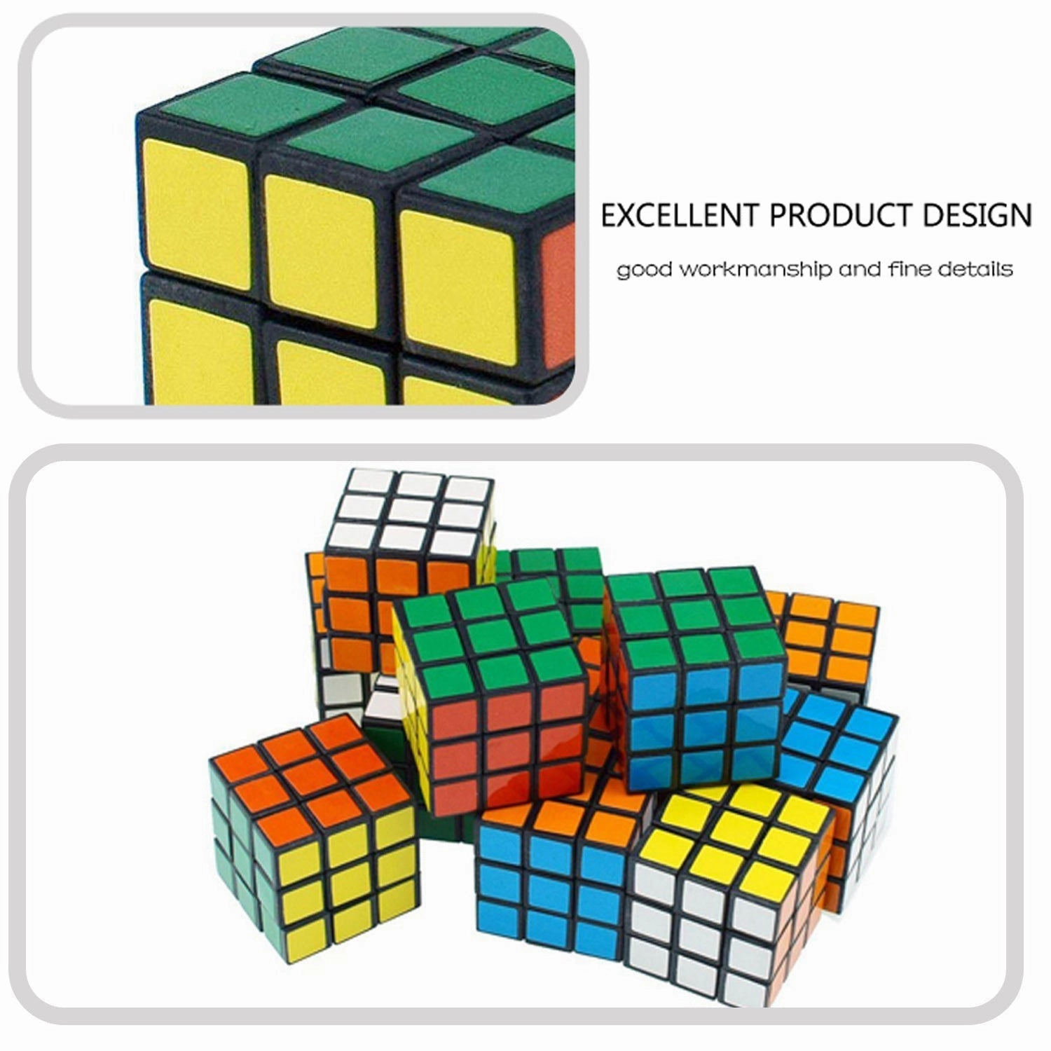 High Speed Multicolor Cube (Pack of 12)