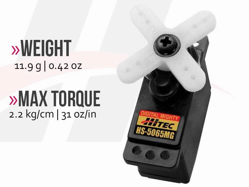 Hitec HS-5065MG High Torque Metal Gear Feather Servo