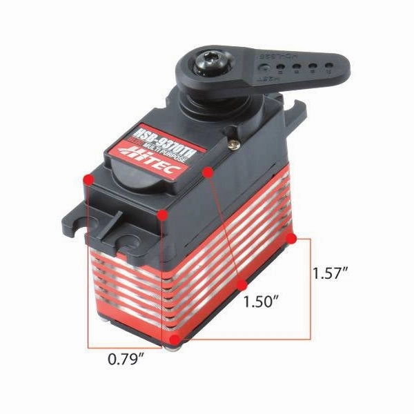 Hitec HSB9370TH Standard Digital Brushless Servo 68g 25kg/0.1s 6.0V - 7.4V 2220870